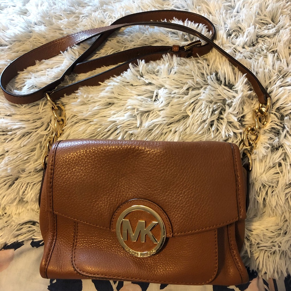 Michael Kors leather cross-body bag